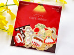Furukawa Mino Paper Stickers / Moon Cafe / Cake