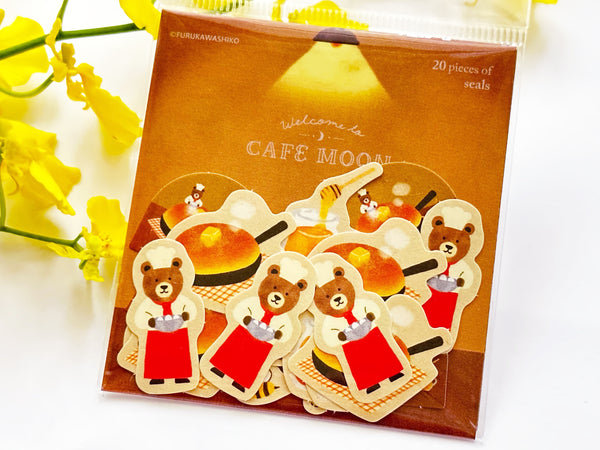 Furukawa Mino Paper Stickers / Moon Cafe / Pancake