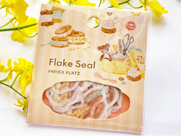 Waka Nakauchi Japanese Washi Masking Stickers / Seal bits-Bear