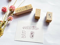 Oeda Letterpress Original Stamp - Bird
