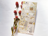 Q-Lia "aimer life" Sheet of Stickers - Kitten