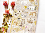 Q-Lia "aimer life" Sheet of Stickers - Kitten