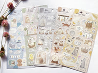 Q-Lia "aimer life" Sheet of Stickers - Hedgehog