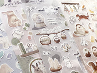 Q-Lia "aimer life" Sheet of Stickers - Bunny