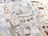Q-Lia "aimer life" Sheet of Stickers - Bunny