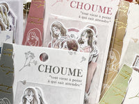 Q-Lia CHOUME Flake Stickers / Seal bits - Hyacinth