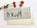 Omori Yuko Note Card - Snow Drop