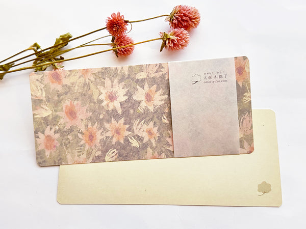 Omori Yuko Note Card - Kazabana (風花)