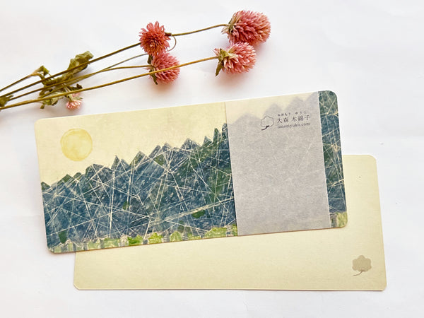 Omori Yuko Note Card - Hatsu Yuki (初雪)
