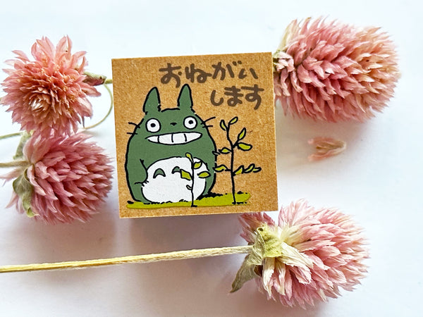 GHIBLI Totoro Wooden Rubber Stamp
