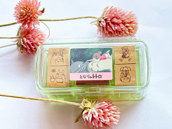 GHIBLI Mini Stamp Set with Ink Pad - Totoro & Mei