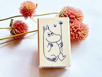 Moomin Wooden Rubber Stamp