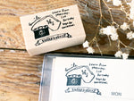 Nonnlala Original Rubber Stamp - Camera Smile 365