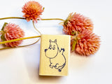 Moomin Wooden Rubber Stamp