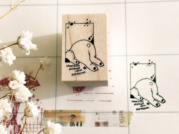 Nonnlala Original Rubber Stamp - Polar Bear's Buttocks