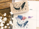 Nonnlala Original Rubber Stamp - Whale