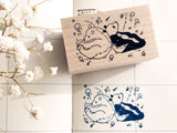 Nonnlala Original Rubber Stamp - Polar Bear & Panda