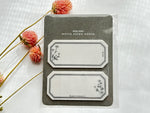 Die-Cut Botanical Glassine Paper Sticky Notes - Chamomile