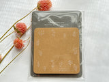 Die-Cut Botanical Kraft Paper Sticky Notes - Spring Fields