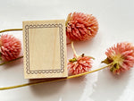 Japanese Botanical Wooden Rubber Stamp - Stamp Frame