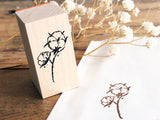 Nonnlala Original Rubber Stamp - Cotton Flower
