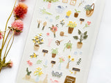 Suatelier Sheet of Sticker / Flower Cafe