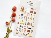 Suatelier Sheet of Sticker / Vlog Home