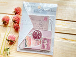 Landscape Flake Stickers / Seal Bits - Madder Cloud
