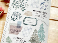 "Page" Sheet of Stickers / Forest