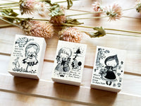 Kubominoki Original Rubber Stamp / Alice In Wonderland