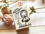 Kubominoki Original Rubber Stamp / Alice In Wonderland