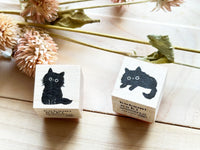 Kubominoki Original Rubber Stamp - Cat