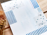 YOHAKU x CHECK&STRIPE Notepad / YC-020 Winter Stars (フユノホシ)