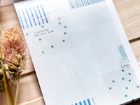 YOHAKU x CHECK&STRIPE Notepad / YC-020 Winter Stars (フユノホシ)