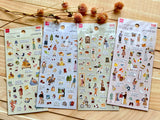 "Temps Fevori" Sheet of Stickers / 04 At Home