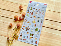"Temps Fevori" Sheet of Stickers / 03 Going Out