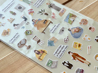 "Temps Fevori" Sheet of Stickers / 04 At Home