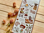 "Snug" Sheet of Stickers / Coffee