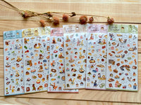 "Little Kitchen" Sheet of Stickers / Cake Shop