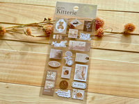 Q-Lia Kitterie Sheet of Stickers / Cafe