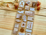 Q-Lia Kitterie Sheet of Stickers / Cafe