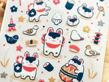 Takahata Masao Sheet of Stickers / dog