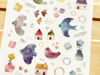 Film Die-cut Stickers / Bird