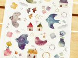 Film Die-cut Stickers / Bird