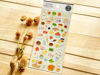 Sheet of Stickers /  Happy Food
