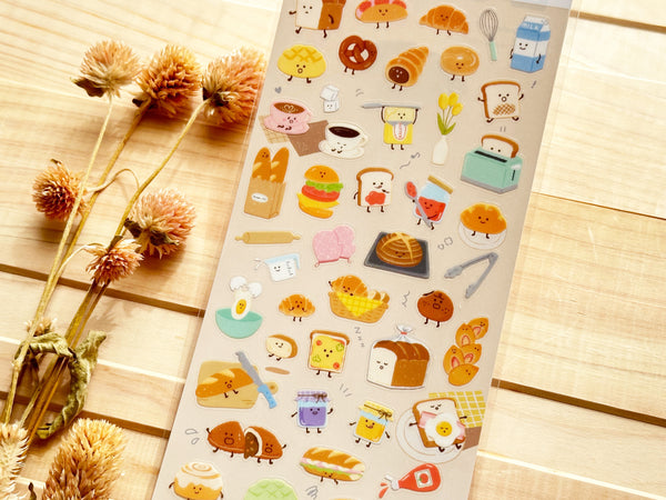 Sheet of Stickers /  Happy Bakery