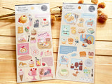 Sheet of Stickers /  Teatime with Cats