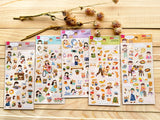 "toi-et-moi" Sheet of Stickers / home