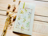 Handmade Slim Notebook / Wild Flowers