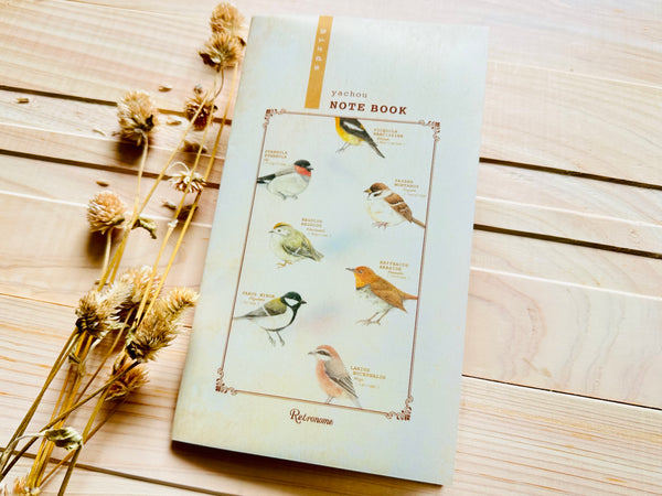 Handmade Slim Notebook / Birds